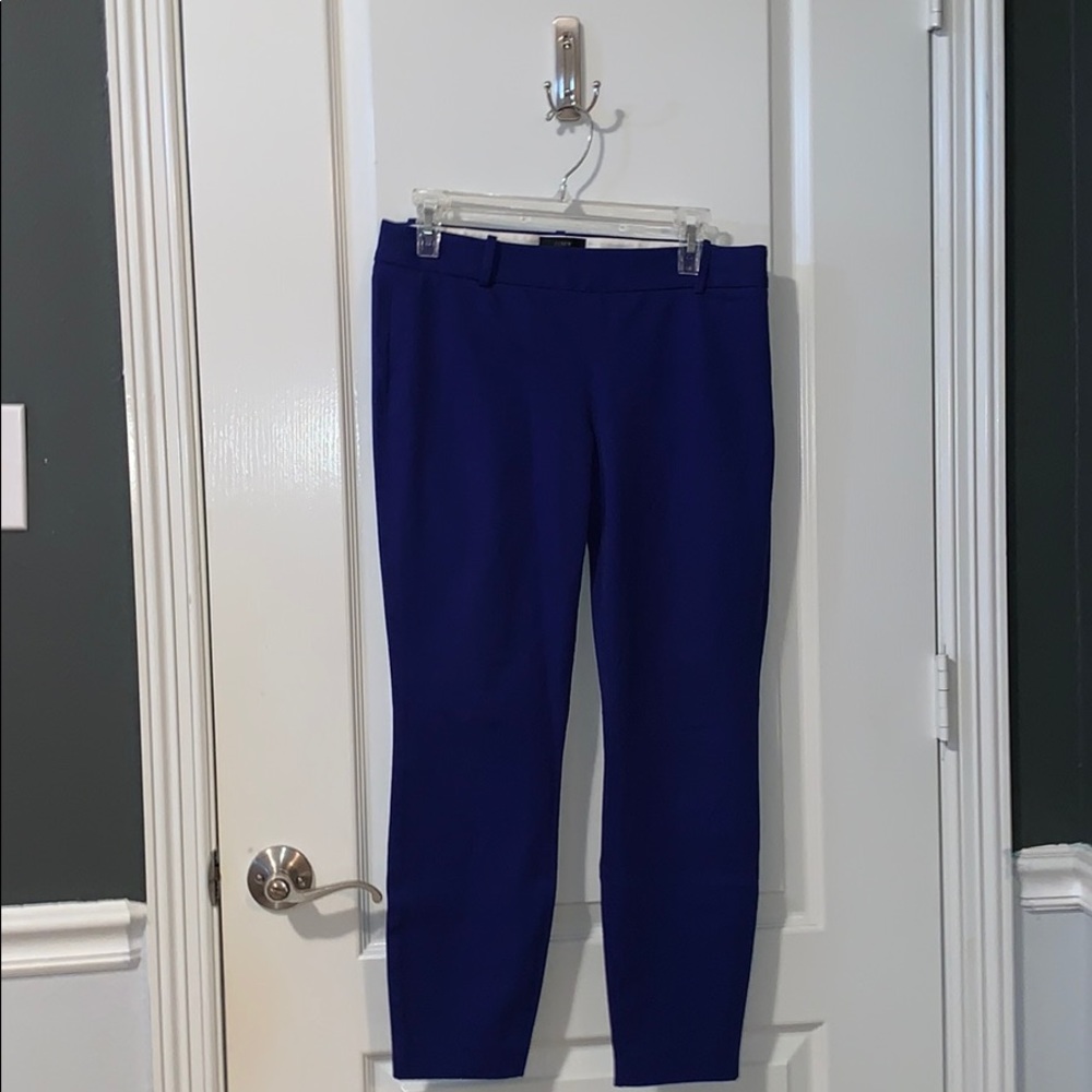Navy blue J. Crew Minnie pants.